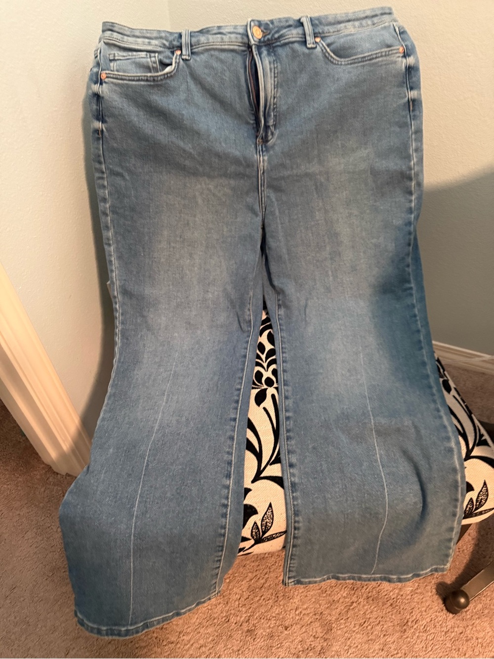 LC Lauren Conrad Light Blue Flare Jeans